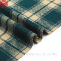 Heavyweight plaid check fabric for Coat clothing